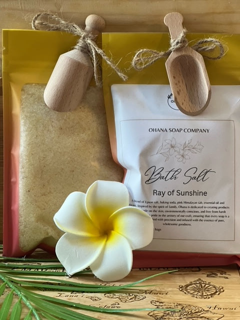 Bath Salt -8oz bag w/scoop